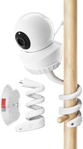 Augstci Baby Monitor Mount Compatible with Babysense HD S2/ V43 Monitor and Other Baby Monitor with 1/4 Threaded Hole 15.7 inches Flexible Clip Clamp Mount Long Gooseneck Arm