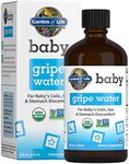 Garden of Life Baby Gripe Water for Baby's Colic, Gas & Stomach Discomfort, Organic Herbal Remedy for Newborns and Infants, Chamomile, Lemon Balm, Ginger, Vegan & Non-GMO, 4 Fl Oz