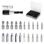 Raynesys Damaged Screw Extractor Set, 22 PCS Easy Out Stripped Screw Extractor Kit, Screw Remover for Extractor Magnetic Extension Bit Holder and Socket Adapter