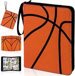 Elcoho 900 Pockets Basketball Card Binder Basketball Card Holder Protectors Trading Card Holder with Sleeves Sports Card Binder Collectible Trading Card Albums Fit for Trading Cards Basketball Cards