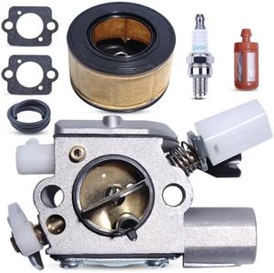 Mtanlo Carburetor Carb Air Filter Maintenance Kit for Stihl MS251 MS251C MS241 MS241C MS231 MS231C Chainsaw Parts 1143 120 0617 Zama C1Q-S233