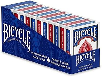 Bicycle 1031090 Standard Playing Card 12 Pack Red and Blue