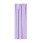 JEMIDI Curtain for Window - Opaque Curtains with Ruffle Tape for Curtain Rail Track for Bedroom Living Room Windows - 140cm x 250cm