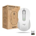 Logitech Signature M650 for Business Wireless Mouse, for Small to Medium Sized Hands, Logi Bolt, Bluetooth, SmartWheel - Off White