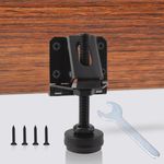 Tahikem 4 Pack Heavy Duty Leveling Feet, Black Furniture Levelers Leg, Adjustable Load Levelers Foot, Leveling Height for Workbench Cabinet Pool Table Bench Machine Cabinet Feet - 4000lb Load Capacity