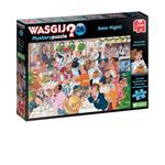 Wasgij Mystery 26, Date Night! - 1000 Piece Jigsaw Puzzles for Adults - Fun Challenging & Brainteasing Adults Jigsaw Puzzle - Puzzle What Happens Next - 100% Recycled Cardboard - 1000pcs - Jumbo