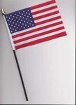 United States of America USA Hand Flag 25cm