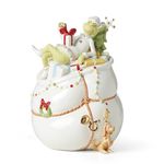 Lenox Grinchie Gifts Cookie Jar, 5.07, Green