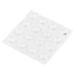 Shepherd Hardware 9964 3/8-Inch Clear Surface Gard Self-Adhesive Round Vinyl Pads/Bumpers Prevents Scratching and Sliding (Pack of 16)