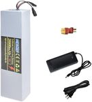 MFAOSHI Ebike Battery Pack, 60V 20Ah Lithium Battery Unit with 2Ah Charger, BMS Protection for 0-3500W Motors, Electric Bicycle Ebike and Scooter
