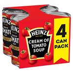 Heinz Cream of Tomato Soup, 400 g, 4 Count (Pack of 1)