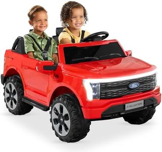 Best Choice Products Kids 24V 2-Seater Electric Ride On Car Officially Licensed Ford F-150 Lightning Truck w/Parent Control, Bluetooth, LED Lights - Red
