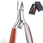 Podiatrist Toenail Clippers for Thick Nails, Moosec Pedicure Clippers Toenail Cutters, Professional Thick & Ingrown Toe Nail Clippers for Men, Women, Seniors