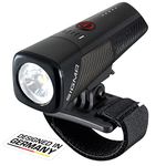 SIGMA SPORT Buster 800 HL, LED Helmet Light, 800 Lumens, Battery-Powered Light for Bike Helmet with Five Mode Profiles, Secure Attachment to Bike Helmet, Colour: Black