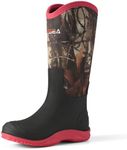 HISEA Muck Boots for Women, Waterproof Tall Women Garden Boots, Insulated Neoprene Rubber for Outdoor Activities: Hunting, Gardening, Farming, Muddy Yard Work, Sizes US Women 6-11