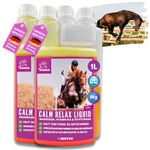 EMMA ® Magnesium Vitamin B12 for horses - horse feed I Supplementary feed for the nerves, for stress, L-tryptophan I 2 X 1 Liter