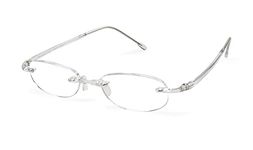 Gels - Lightweight Rimless Fashion Readers - The Original Reading Glasses for Men and Women - Crystal Clear (+1.75 Magnification Power)