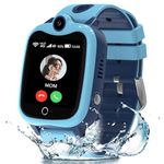 Kids Smart Watch Boys Girls - 4G GPS Smart Watch for Kids Boys Girls with Video Call SOS Voice Chat, IP68 Waterproof Kids GPS Tracker Watch Phone School Mode Toys Birthday Gifts for 4-12 Years Old