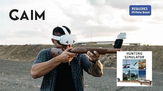 GAIM Hunting Simulator | Virtual Reality Shooting Simulator | Adjustable Walnut Stock