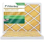 24x30x1 Air Filter MERV 11 Allergen Defense (3-Pack), Pleated HVAC AC Furnace Air Filters Replacement (Actual Size: 23.50 x 29.50 x 0.75 Inches)