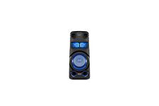 Sony MHC-V73 High Power Bluetooth Party Speaker, Omnidirectional Sound, Multicolour Lighting, CD Player, Mic Input