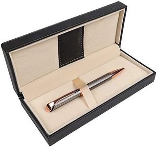 Penneed Ballpoint Pen with Gift Box, Retractable Pen for Men Women Executive Business Office School Supplies, Refillable 1.0mm Black Ink B5 (Gray)