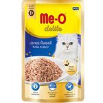 Me-O Delite Wet Food For Adult Cat, Tuna In Jelly, 80G, Pack Of 12