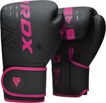 RDX Boxing Gloves, Training Sparring, Maya Hide Leather, Muay Thai MMA Kickboxing, Men Women Adult, Heavy Punching Bag Focus Mitts Pads Workout, Ventilated Palm, Multi Layered, 8 10 12 14 16 Oz