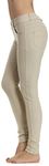 Prolific Health Women's Jean Look Jeggings Tights Slimming Many Colors Spandex Leggings Pants S-XXXL (Large (US Size 10-12), Beige)