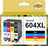 Gureef 604XL Ink Cartridges for Epson 604 604xl Ink Cartridges Multipack for Epson XP2200 Ink Cartridges Compatible with Epson XP 3200 XP 4200 XP-4205 XP 2200 XP-2205 XP-3205 WF-2935 (4 Pack)