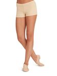 Capezio Women's Boy Cut Low Rise Shorts, Nude, Small