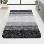Arotive Microfiber Bathroom Rugs, Shaggy Soft Absorbent Bath Rug, 70x46