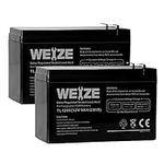 WEIZE 12V 9AH Battery, Sealed Lead 
