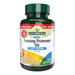 Natures Aid Evening Primrose Oil, 500 mg, 120 Softgels (Pure Cold Pressed Evening Primrose Oil, Omega-6 Gamma Linolenic Acid, Made in the UK)