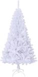 Artificial Christmas Tree with Thick Branches White PVC Xmas Decoration vidaXL