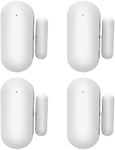 YUEKU WiFi Door Sensors Alarms Contact Wireless Door Window Magnet Entry Detector Sensor for Home Security APP tuya（4pcs）