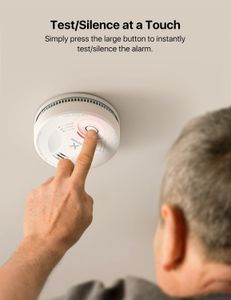 X-Sense Smoke Alarm – 10-Year Battery, Wireless Fire Detector