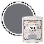 Rust-Oleum Grey Upcycled Furniture Paint in Chalky Finish - Mineral Grey 750ml