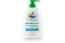 Mamaearth Deeply Nourishing Body Wash For Babies - 400 ml | Infused with Coconut Oil, Orange Essential Oil & Aloe Vera Extract | Deeply Nourishing | Tear-Free Cleanser