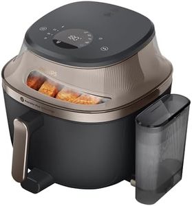 Philips Airfryer 5000 Series with Steam – Unique Steamfry, Steam & Airfry - 21 Ways to Cook; 7.2L Capacity, RapidAir Plus Technology, Viewing Window, Ceramic Coating, Auto SteamClean (NA547/07)
