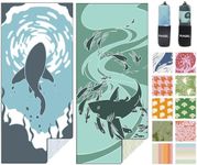 Eunzel 2 Pack Microfiber Beach Towe