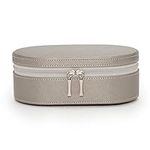 WOLF Heritage Oval Zip Case, Pewter