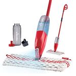 Vileda ProMist MAX Microfibre Spray Mop | Safe on All Floor Types | Choose Your Own Cleaning Solution | Machine Washable & Reusable Dual-Sided Microfibre Mop Head | No Batteries Required