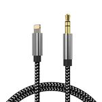 LcueGuk Aux Cord for iPhone 13/12/X/XS/11/11 Pro/11 Pro Max/8/8Plus/7/7Plus Aux Cable for Car 3.5mm Aux Cable Premium Aux Audio to Car Stereo/Speaker/Headphone Adapter Support All iOS System