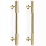 RZDEAL 4pcs Solid Brass Gold Cabine