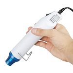 Dewsshine ABS Portable Mini Electric Heating Nozzle Hot Air Gun Multi-Purpose Professional Heat Pen (White)