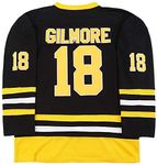 YWIES Boston Happy Gilmore #18 Adam Sandler 1996 Movie Ice Hockey Jersey Stitched Letters and Numbers S-XXXL