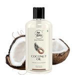 Shat Pratishat Pure Coconut Oil (Copra) | Cold-Pressed Organic Oil | Natural Nurishment For Hair, Face, Skin & Massage | No Artificial Colour Or Fragrance | 200 Ml