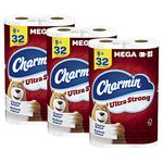 Charmin Toilet Paper, Ultra Strong, 24 Mega Rolls = 96 Regular Rolls, 242 Sheets Per Roll