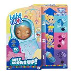 Baby Alive Baby Grows Up (Happy) - Happy Hope or Merry Meadow, Growing and Talking Baby Doll, Toy with 1 Surprise Doll and 8 Accessories